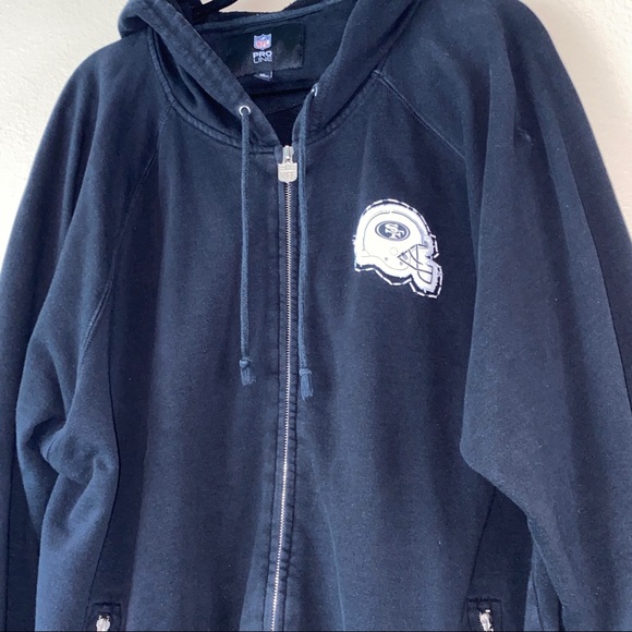 San Francisco 49ers NFL Full Zipper Hooded Jacket - Picture 4 of 12